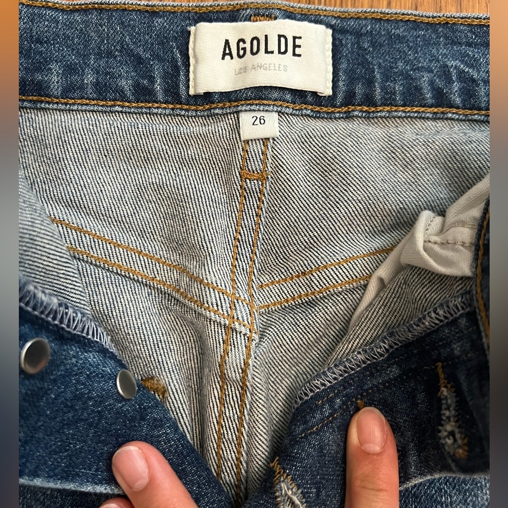 AGOLDE Riley Crop - Picture 2 of 7